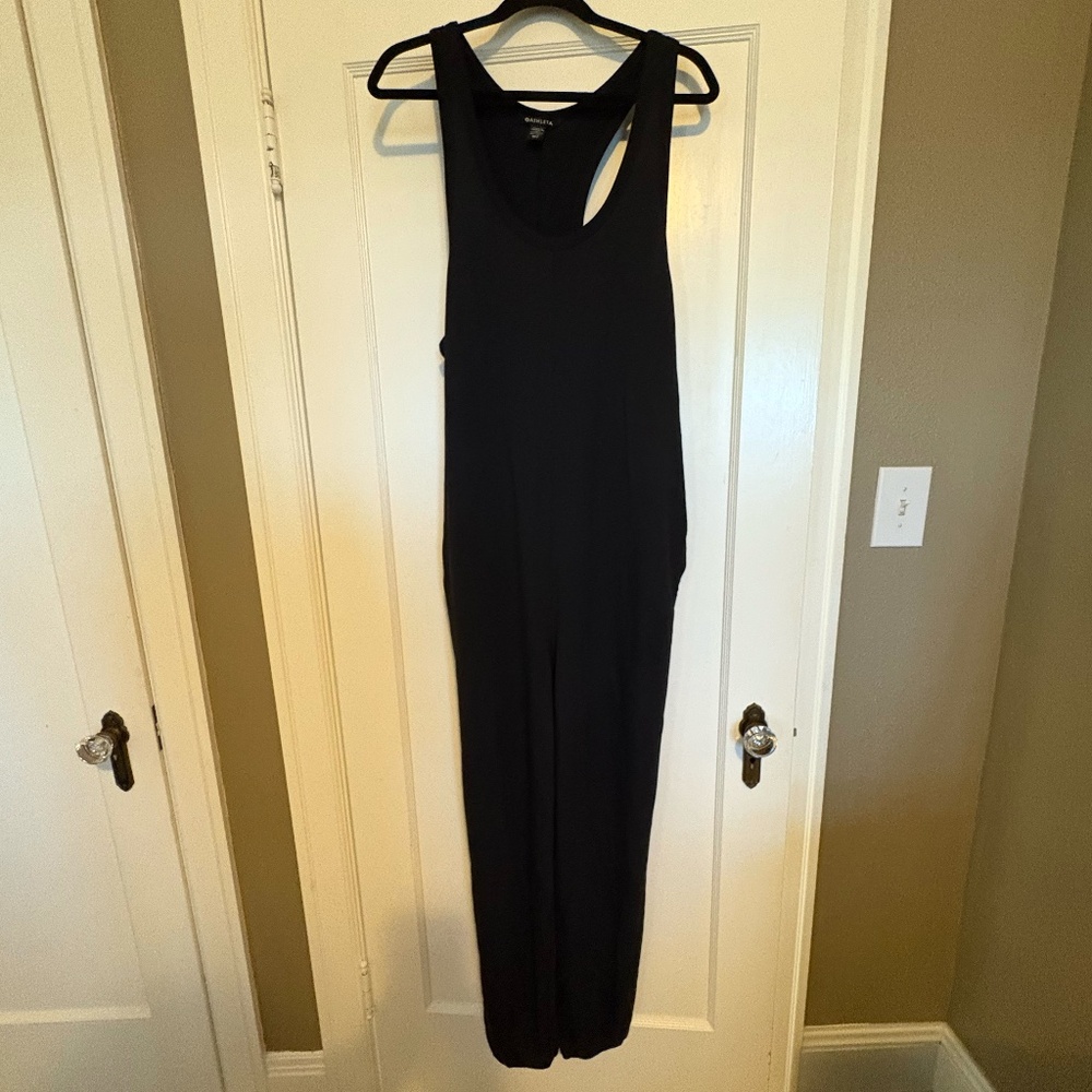 NWT Athleta Hit Pause Racerback Jumpsuit size MT